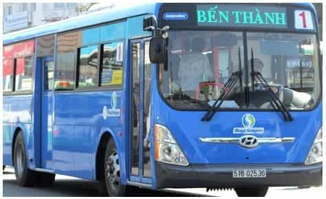 Xe buýt tuyến số 01 TP HCM